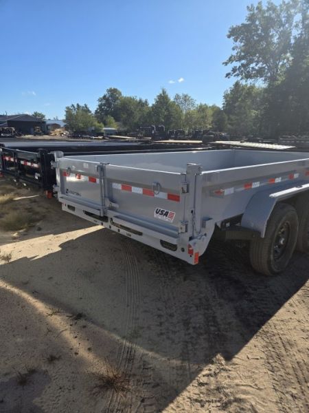 New 2026 Load Trail 83 X 14 ECON DUMP 18IN SIDES GRAY Dump Trailer