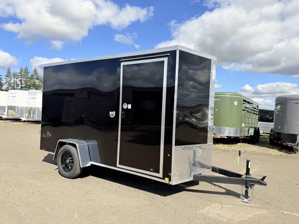New 2027 Compass 6x12 DLX FLAT TOP Cargo / Enclosed Trailer