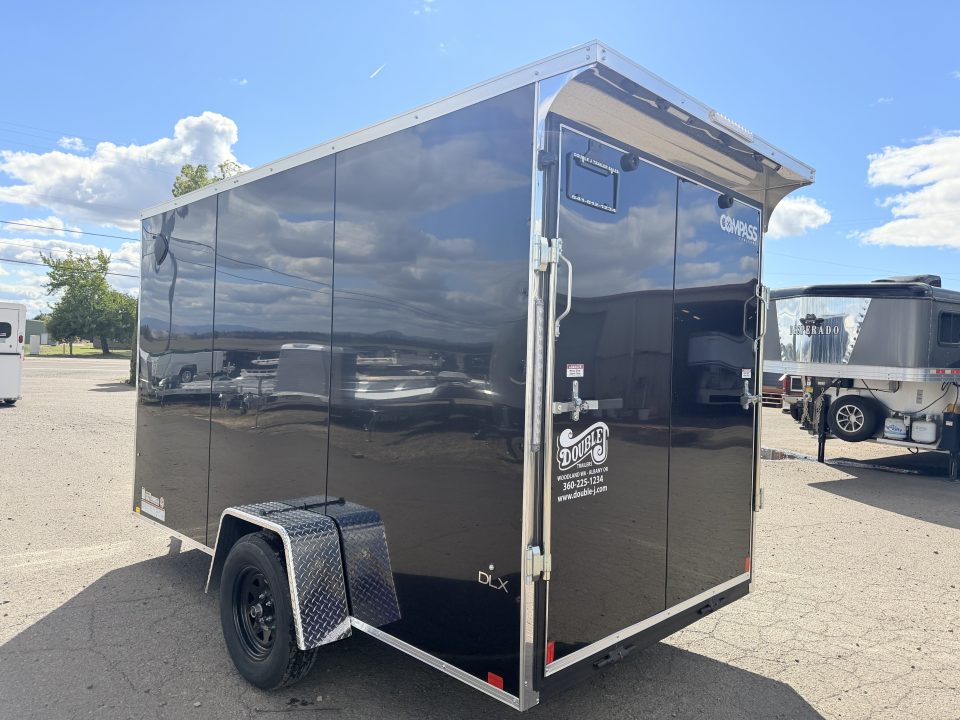 New 2027 Compass 6x12 DLX FLAT TOP Cargo / Enclosed Trailer