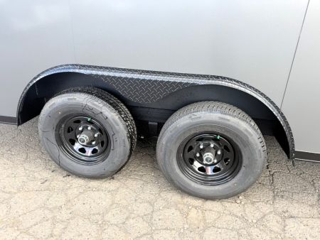 New 2027 Compass 8.5x18- 10k Composite Charcoal Cargo / Enclosed Trailer