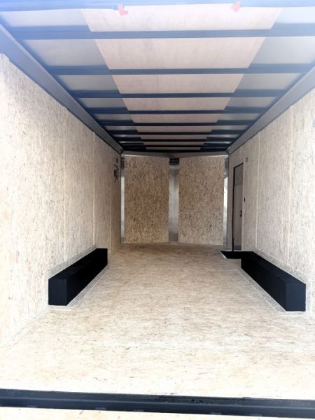 New 2027 Compass 8.5x18- 10k Composite Charcoal Cargo / Enclosed Trailer