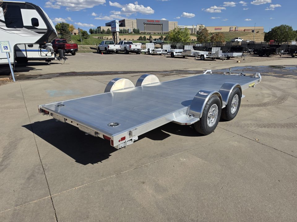 New 2027 Aluma 8220H-TA-EL-R-RTD Flatbed Trailer