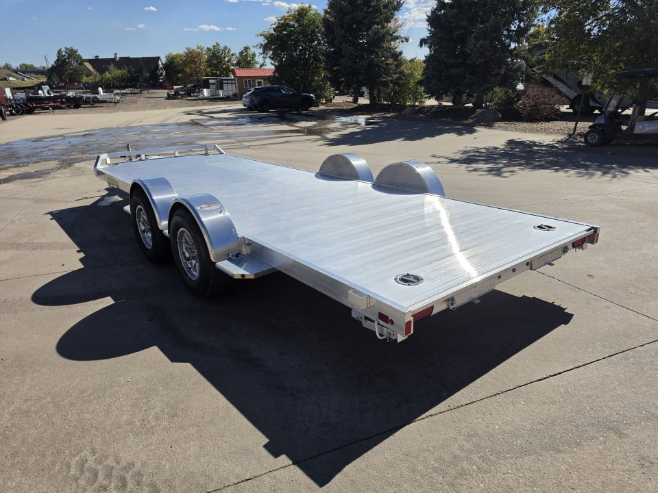 New 2027 Aluma 8220H-TA-EL-R-RTD Flatbed Trailer
