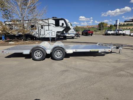New 2027 Aluma 8220H-TA-EL-R-RTD Flatbed Trailer