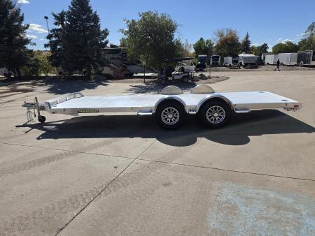 New 2027 Aluma 8220H-TA-EL-R-RTD Flatbed Trailer