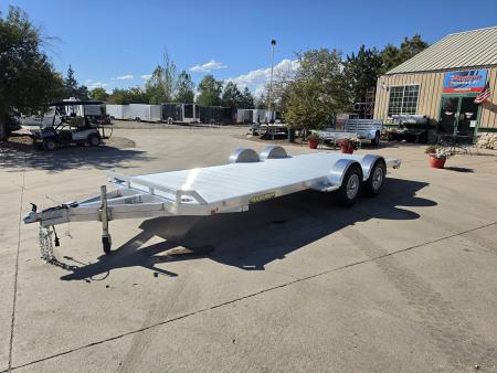 New 2027 Aluma 8220H-TA-EL-R-RTD Flatbed Trailer