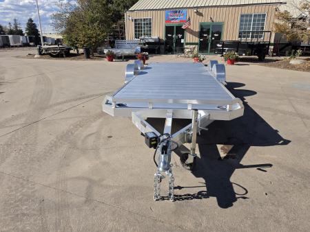New 2027 Aluma 8220H-TA-EL-R-RTD Flatbed Trailer