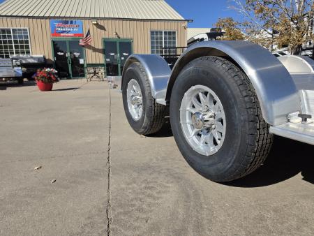 New 2027 Aluma 8220H-TA-EL-R-RTD Flatbed Trailer