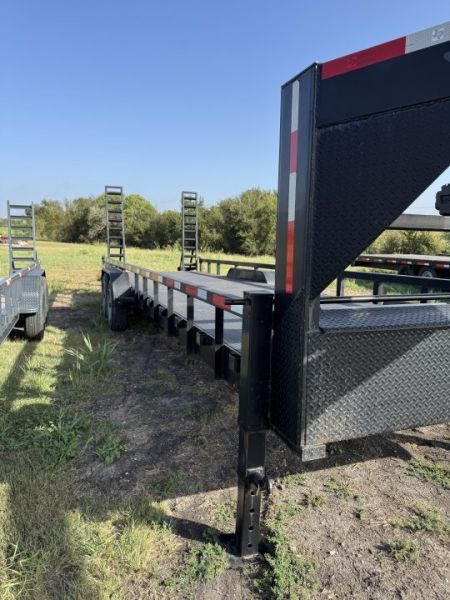 Used 2022 Texas Pride Trailers EQ72416KGN-0142 Flatbed Trailer