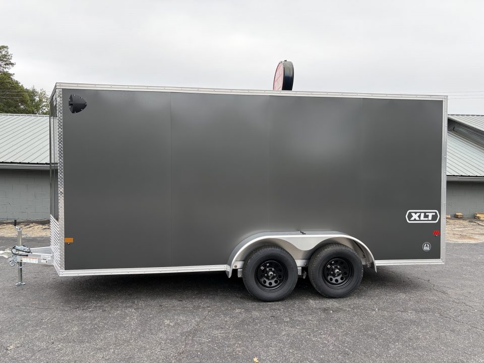 New 2027 ALCOM 7x16' Enclosed, 82" Height, 7K GVWR
