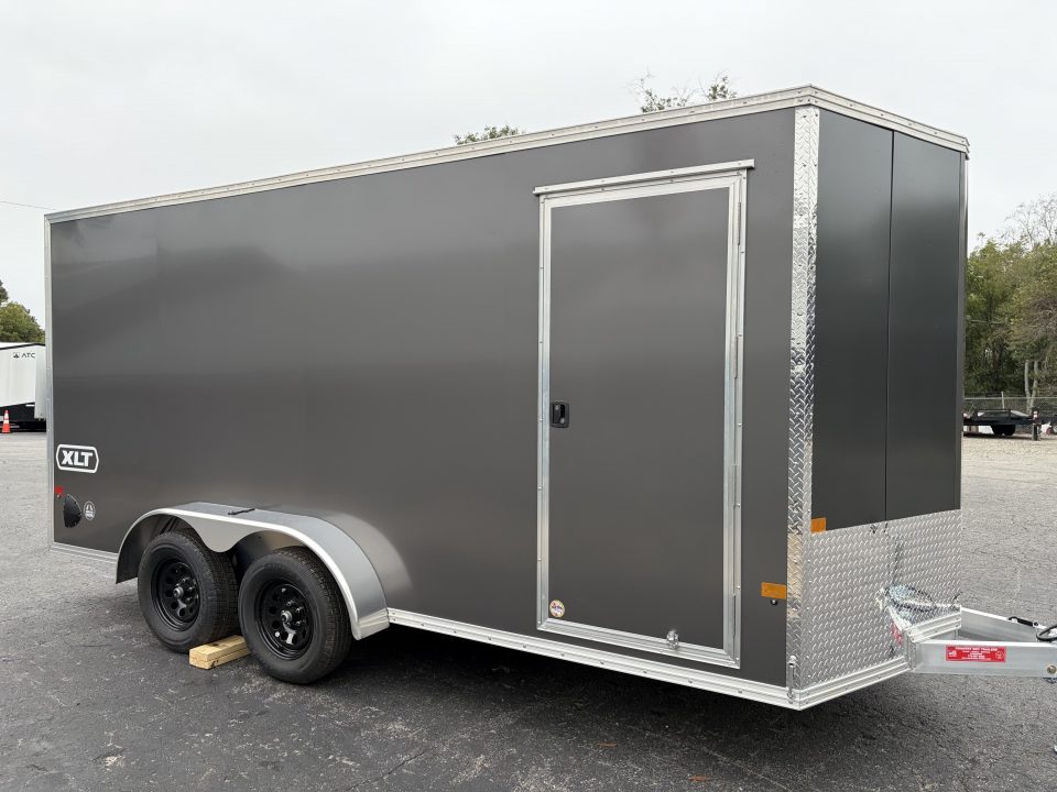 New 2027 ALCOM 7x16' Enclosed, 82" Height, 7K GVWR