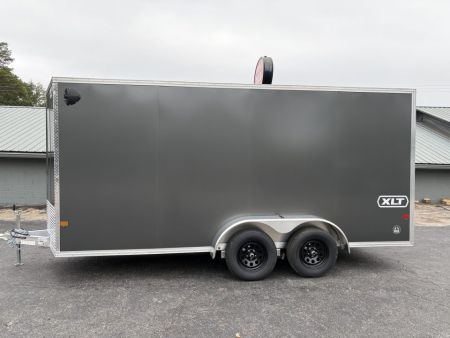 New 2027 ALCOM 7x16' Enclosed, 82" Height, 7K GVWR