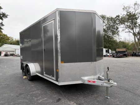 New 2027 ALCOM 7x16' Enclosed, 82" Height, 7K GVWR