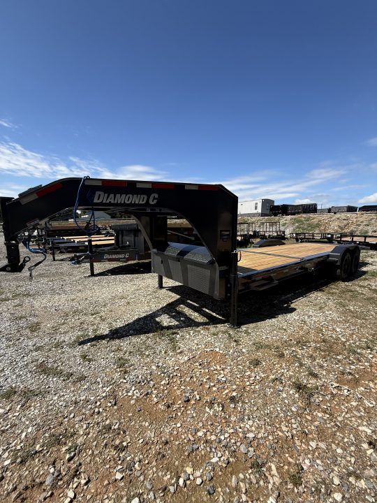 New 2027 Diamond C HDT 210 24’ Tilt Trailer, PACESETTER EDITION, HYD JACKS, FORK HOLDERS, 23K GVWR, ABS BRAKES