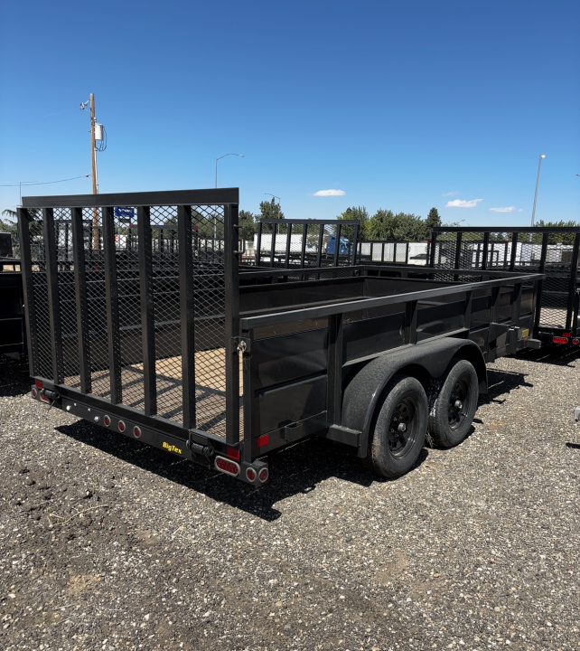 New 2027 Big Tex Trailers 7X14 TANDEM AXLE VANGUARD LANDSCAPE TRAILER 7K WITH RAMPGATE