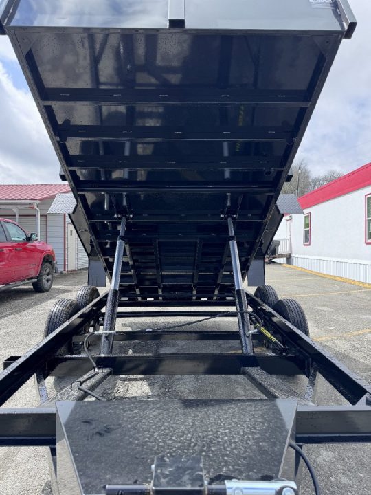 New 2027 BWise 6'9" x 12 HD Lo Pro Equipment Dump w/ Underbody Ramps