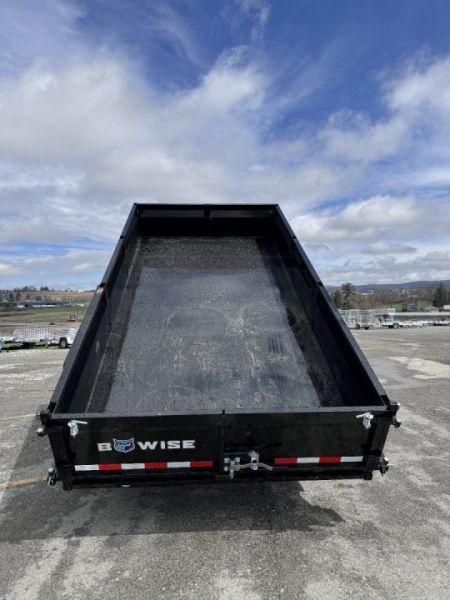 New 2027 BWise 6'9" x 12 HD Lo Pro Equipment Dump w/ Underbody Ramps