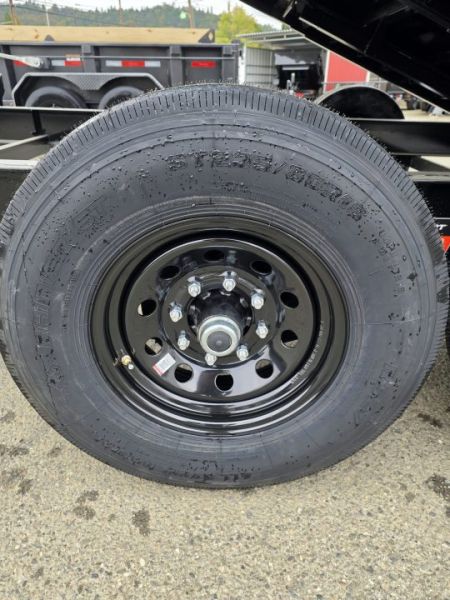 New SALE! 15500 GVWR DUMP TRAILER 2027 Diamond C LPT207 82X14 LOW PROFILE ONYX BLACK
