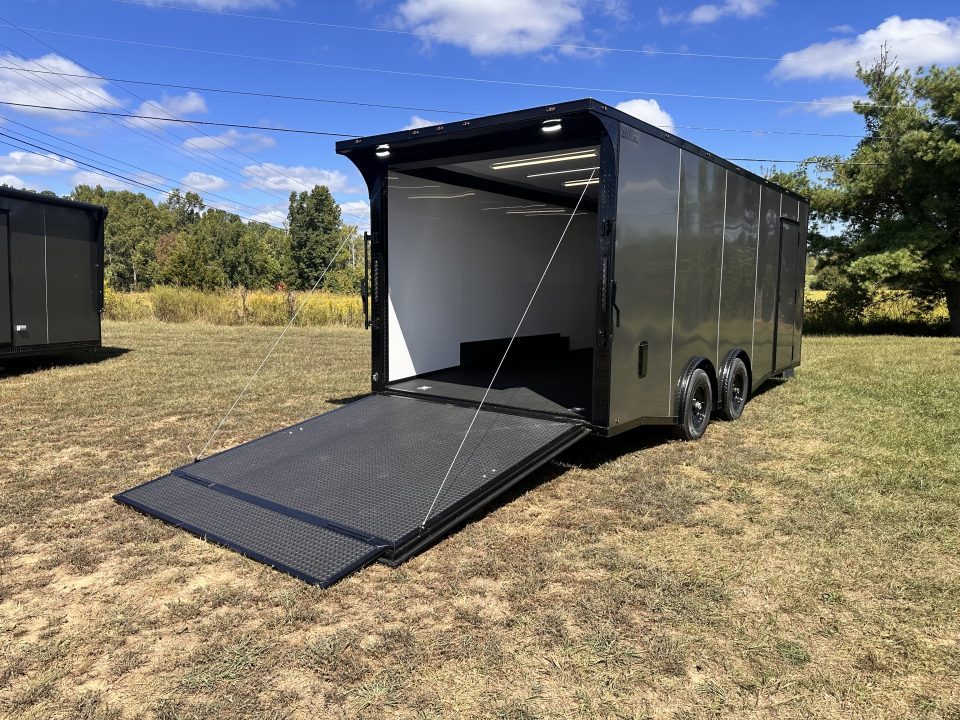 New 2027 8.5X20 Race Trailer - Finished Interior-5200LB Torsion Axle-Car/ Racing Trailer