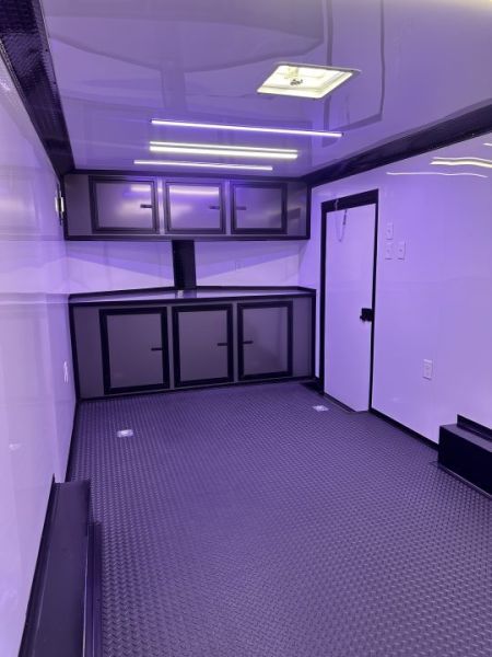 New 2027 8.5X20 Race Trailer - Finished Interior-5200LB Torsion Axle-Car/ Racing Trailer