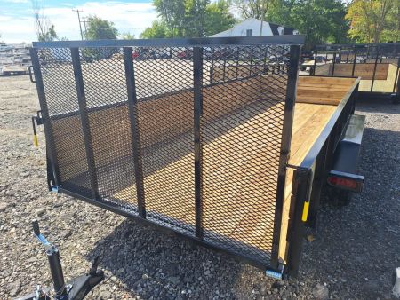New 2027 AMO 82x18 Utility Trailer W/Led Lights and Spring Assist Gate
