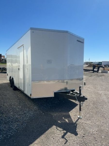 New 2027 Formula Trailers 8.5X20 TRAVERSE FLAT TOP VNOSE ENCLOSED CAR HAULER
