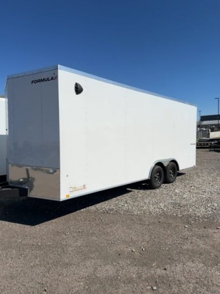 New 2027 Formula Trailers 8.5X20 TRAVERSE FLAT TOP VNOSE ENCLOSED CAR HAULER