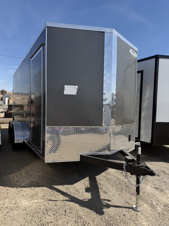 New 2027 Formula Trailers 7X16 TRAVERSE FLAT TOP V-NOSE 7K