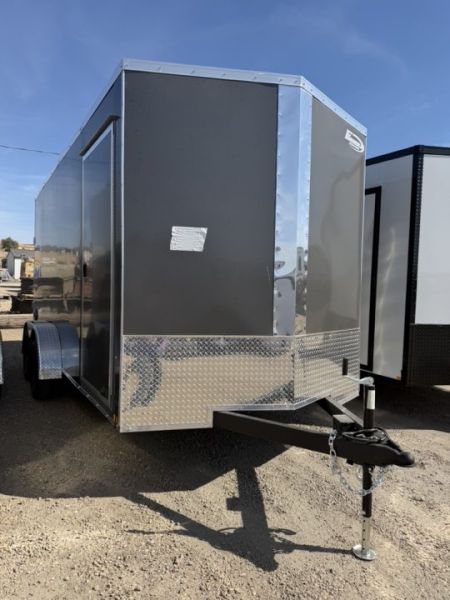New 2027 Formula Trailers 7X16 TRAVERSE FLAT TOP V-NOSE 7K