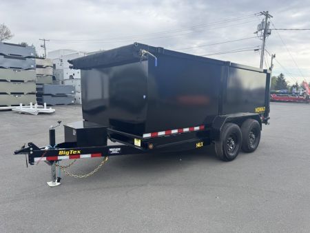 New 2027 Big Tex Trailers 14LX-14C4A-BK 7X14 TA 14K Dump Trailer *4'SIDES