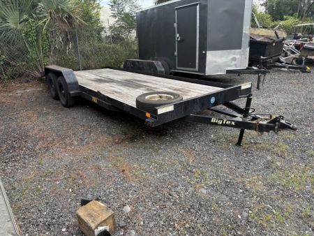 Used 2019 Big Tex Trailers 20Ft. Tandem Axle Car Hauler Trailer Car Hauler