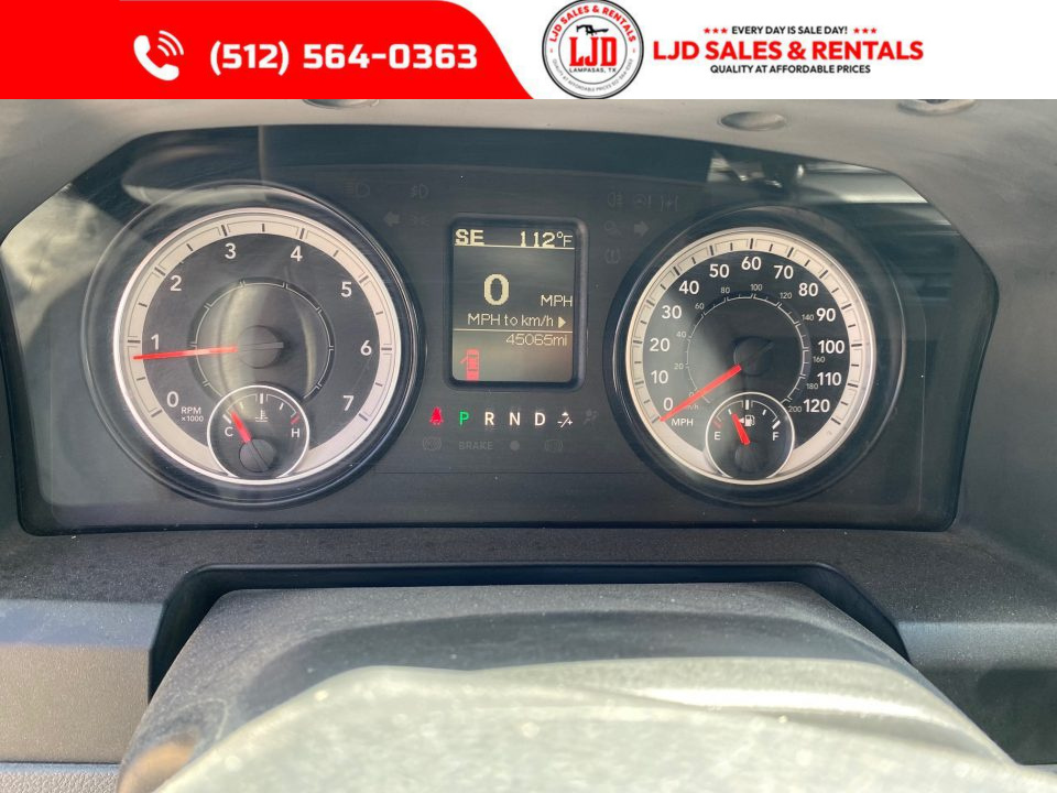 Used 2017 RAM - 1500 Quad Cab 4X4 Pickup Truck - 45K MILES