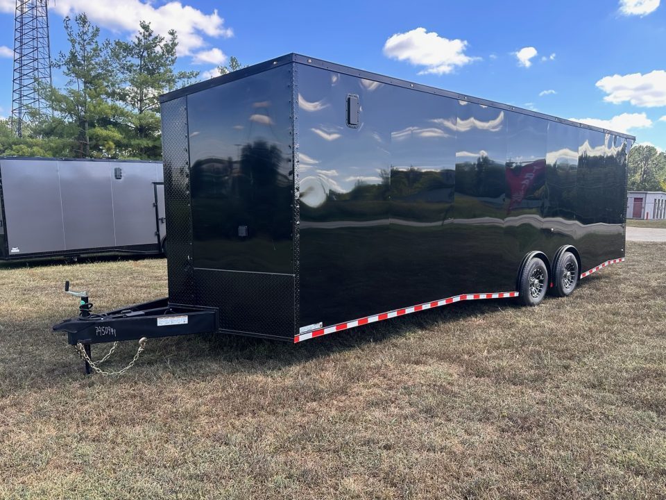 New 2027 Rock Solid Cargo 8.5x28 Race Trailer -7'6" Finished Interior-7000LB Spread Torsion-RECESSED E-TRACK-Car/Race Trailer