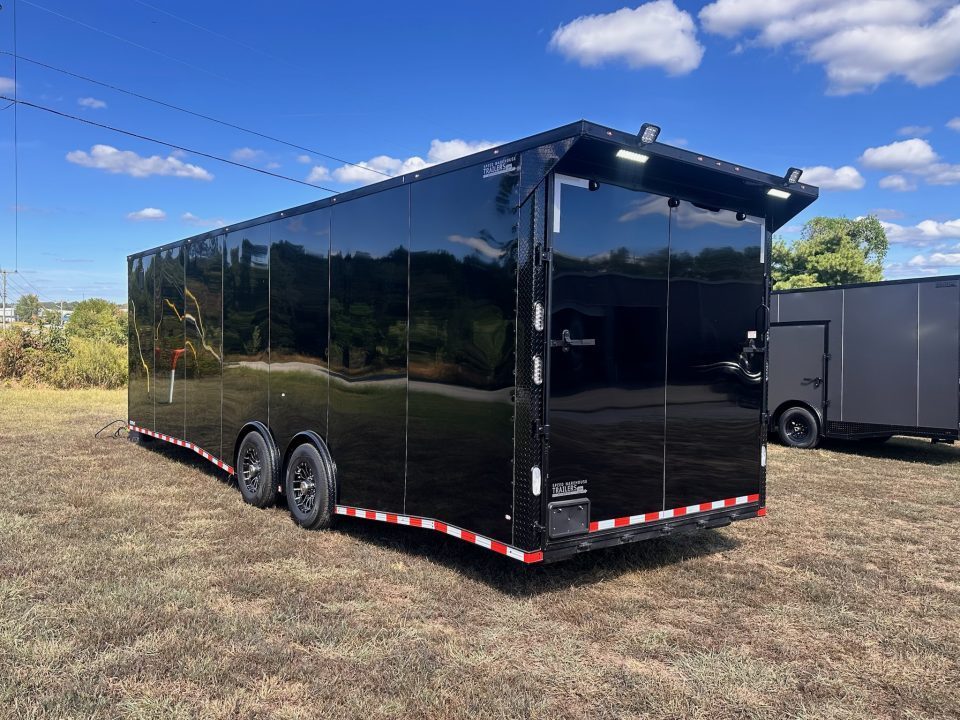 New 2027 Rock Solid Cargo 8.5x28 Race Trailer -7'6" Finished Interior-7000LB Spread Torsion-RECESSED E-TRACK-Car/Race Trailer