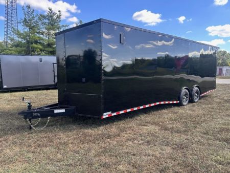 New 2027 Rock Solid Cargo 8.5x28 Race Trailer -7'6" Finished Interior-7000LB Spread Torsion-RECESSED E-TRACK-Car/Race Trailer