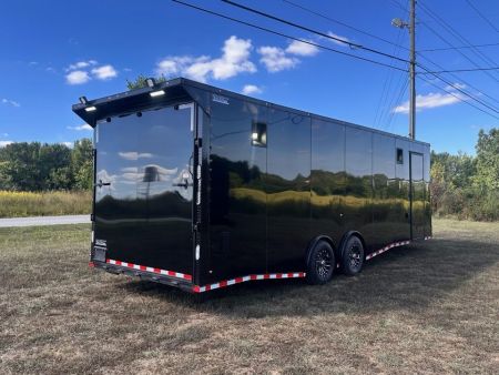 New 2027 Rock Solid Cargo 8.5x28 Race Trailer -7'6" Finished Interior-7000LB Spread Torsion-RECESSED E-TRACK-Car/Race Trailer
