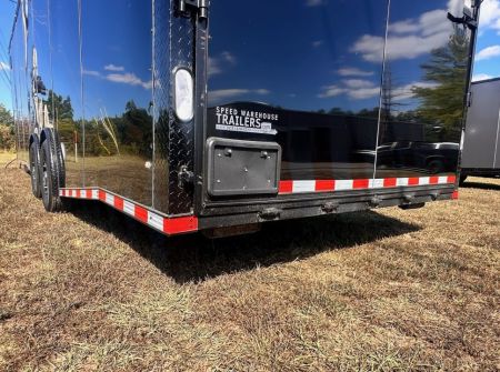 New 2027 Rock Solid Cargo 8.5x28 Race Trailer -7'6" Finished Interior-7000LB Spread Torsion-RECESSED E-TRACK-Car/Race Trailer