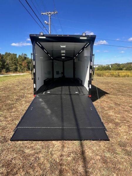 New 2027 Rock Solid Cargo 8.5x28 Race Trailer -7'6" Finished Interior-7000LB Spread Torsion-RECESSED E-TRACK-Car/Race Trailer