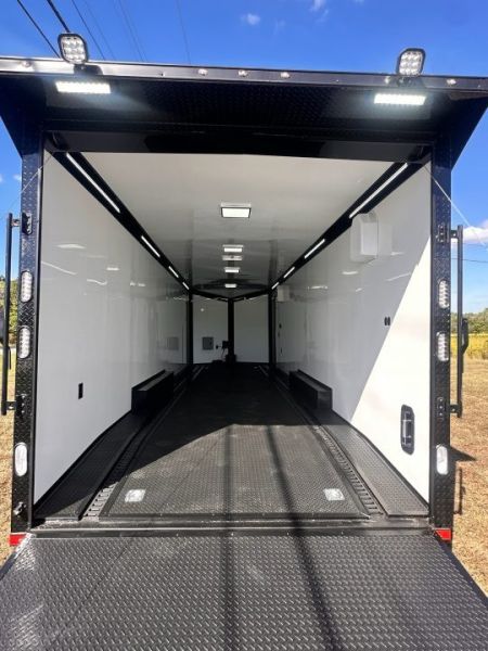 New 2027 Rock Solid Cargo 8.5x28 Race Trailer -7'6" Finished Interior-7000LB Spread Torsion-RECESSED E-TRACK-Car/Race Trailer