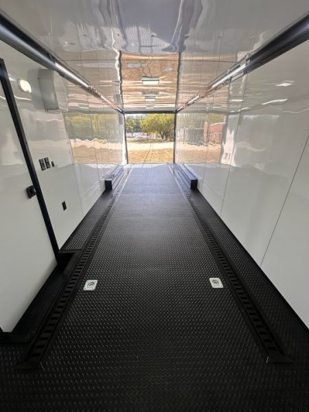New 2027 Rock Solid Cargo 8.5x28 Race Trailer -7'6" Finished Interior-7000LB Spread Torsion-RECESSED E-TRACK-Car/Race Trailer