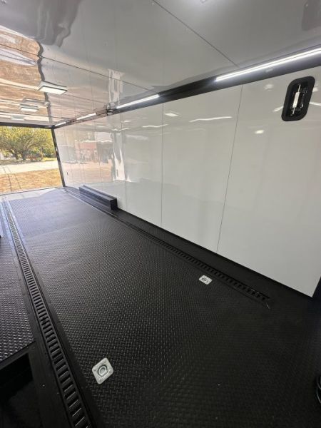 New 2027 Rock Solid Cargo 8.5x28 Race Trailer -7'6" Finished Interior-7000LB Spread Torsion-RECESSED E-TRACK-Car/Race Trailer