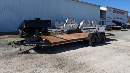 New 2027 BWise 20' (4+16) Lo Pro Gravity Tilt Trailer w/ Adjustable Cushion Cylinder
