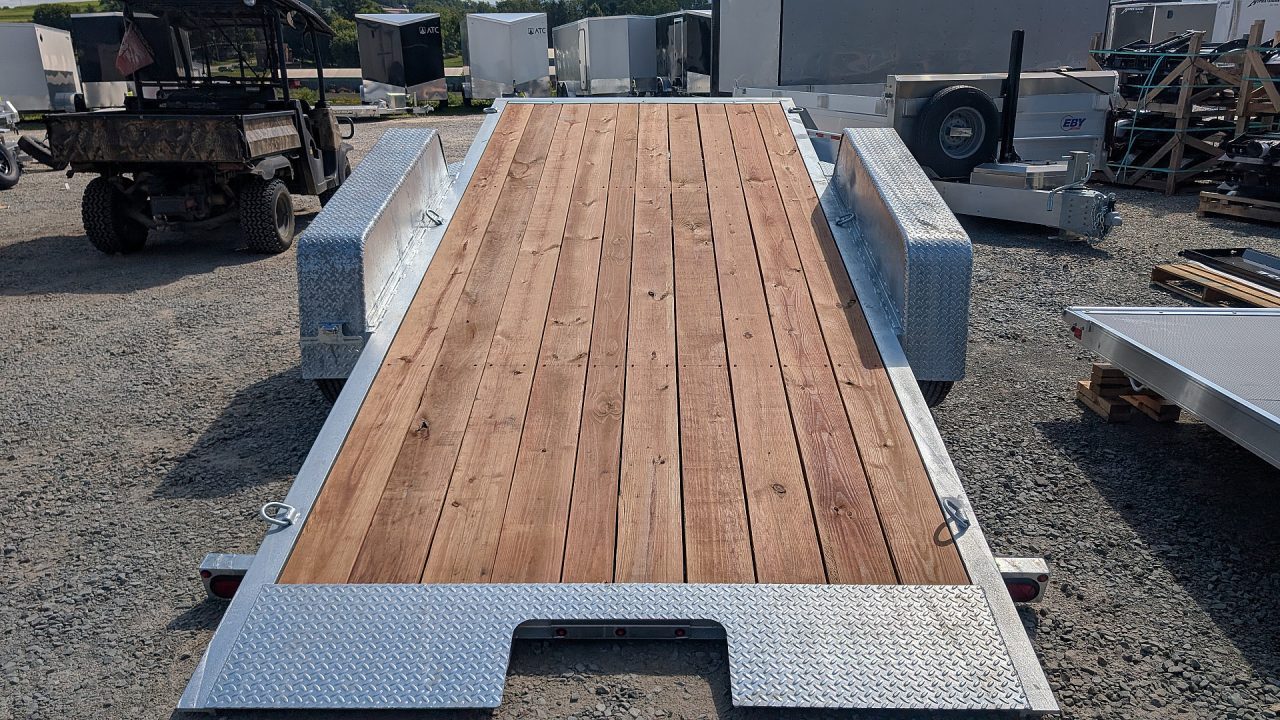 New 2027 BWise 20' HD (4+16) Lo Pro GALVANIZED Power Split Equipment Tilt Trailer