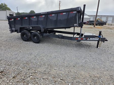 New 2027 Lamar 83X16 TANDEM 14K TELESCOPIC DUMP W/36  SIDES & 7 GAUGE FLOOR