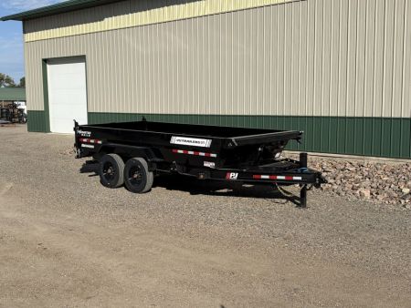 New 2027 16'x83  PJ 16k 5-Stage Telescopic Dump Trailer - Hyd Jack
