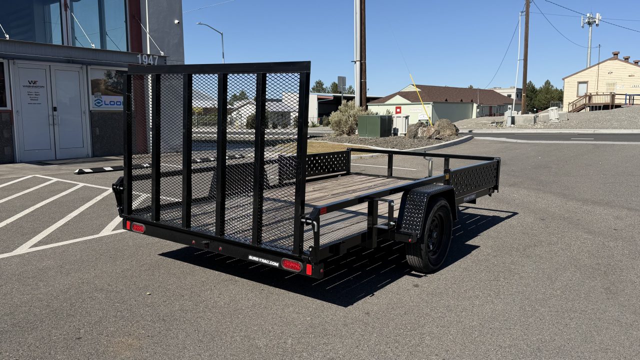 New 2025 Sure-Trac 7 x 12 Tube Top ATV 3K Idler Utility Trailer