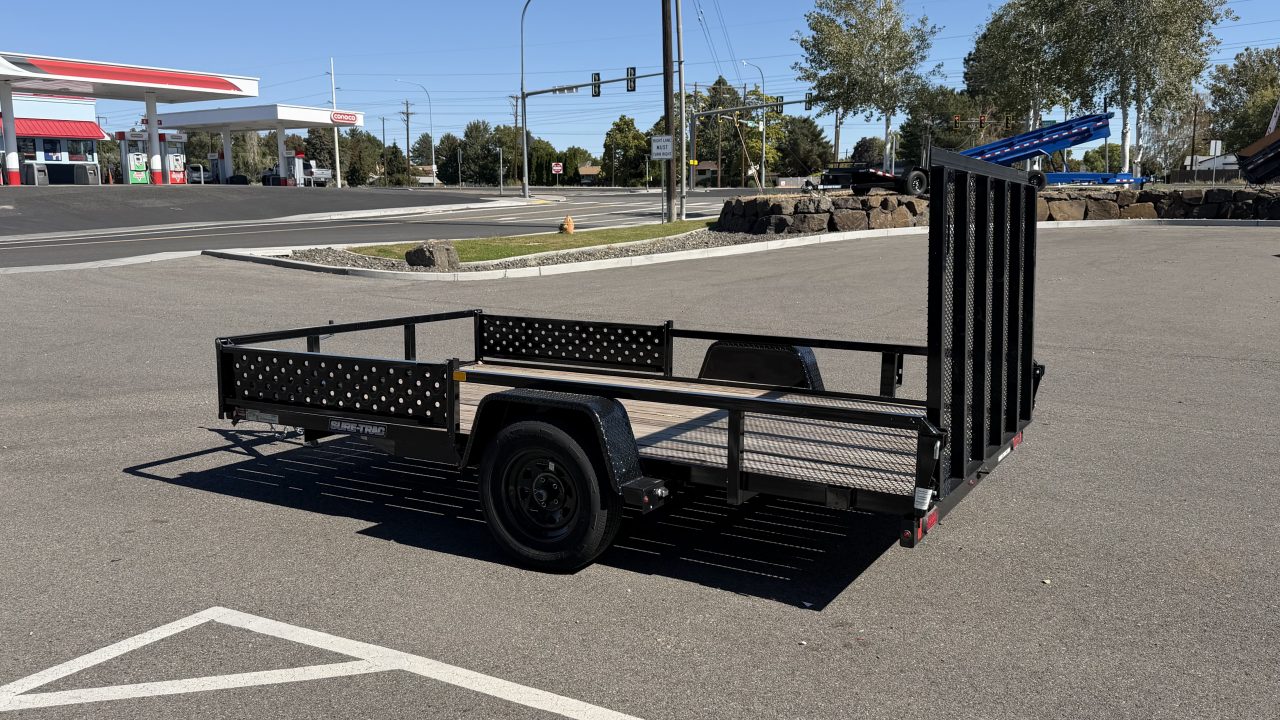 New 2025 Sure-Trac 7 x 12 Tube Top ATV 3K Idler Utility Trailer