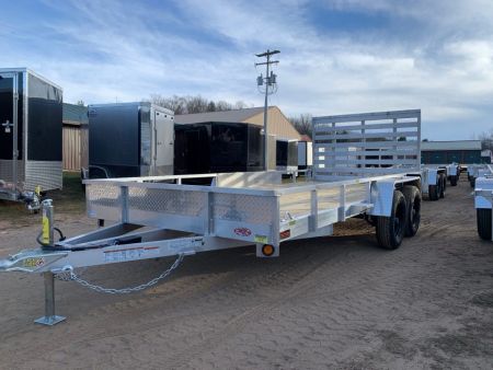 New 2027 Quality Aluminum 82  x 16' TA 7K Utility Trailer