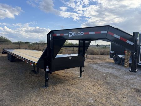 New 2027 Delco Trailers 102x32ft Gooseneck Flatbed Trailer