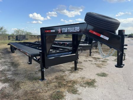 New 2027 5 Star Trailers 40ft Gooseneck 2 Car Hauler